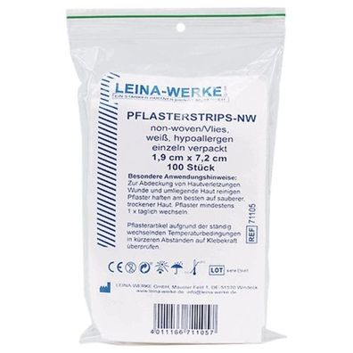 Pflasterstrips NW 1,9x7,2cm (100 Stk.)