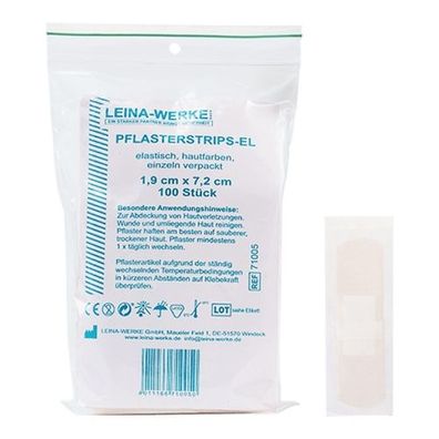 Pflasterstrips EL 1,9x7,2cm (100 Stk.)