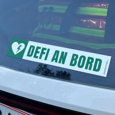 Defi an Bord" - Auto Aufkleber (1 Stk.)
