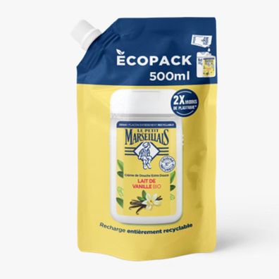 Le Petit Marseillais Vanille-Milch Duschgel 0,5 L Nachfüllbeutel