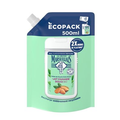 Le Petit Marseillais Duschgel mit Mandelmilch - 500 ml Nachfüllpack