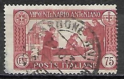 Italien gestempelt Michel-Nummer 366A