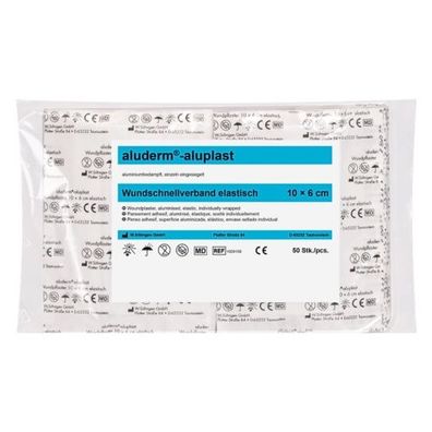 aluderm®-aluplast stabil 5 Stück à 10 x 6 cm