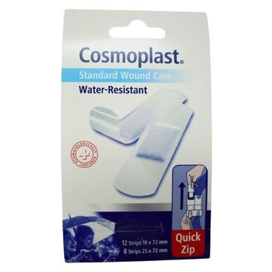 Cosmoplast Quick Zip Strips Water-Resistant (20 Stk.)