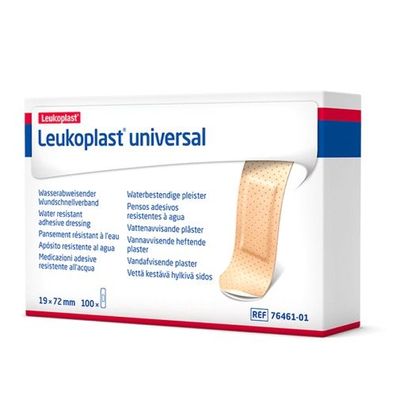 Leukoplast Universal Strips wasserfest 1,9x7,2cm (100 Stk.)