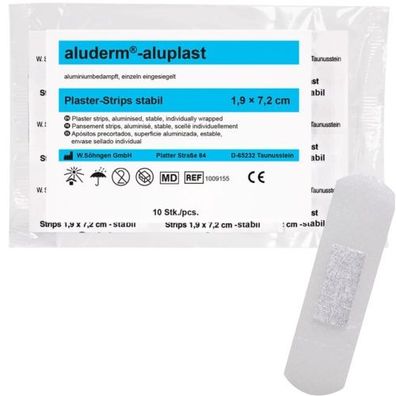 aluderm®-aluplast stabil Strips 1,9x7,2cm (10 Stk.)