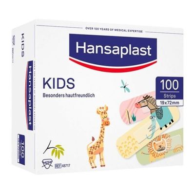 Hansaplast Kids Big Pack Universal Strips 1,9 x 7,2 cm (100 Stk.)