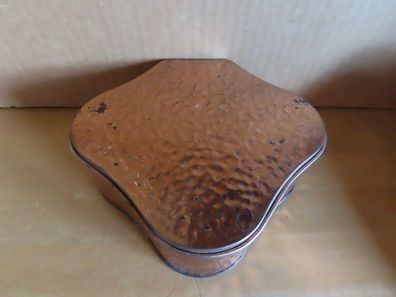 alte Blechdose kupferfarben Tchibo-Gold-Mocca Max Herz GmbH Frisch-Röst-Kaffee