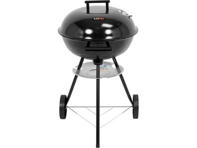Holzkohlegrill 41 cm, Kugelgrill mit Deckel, Campinggrill