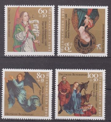 BRD 1991 postfrisch MiNr. 1578-1581 Weihnachten 500. Todestag von Martin Schongauer