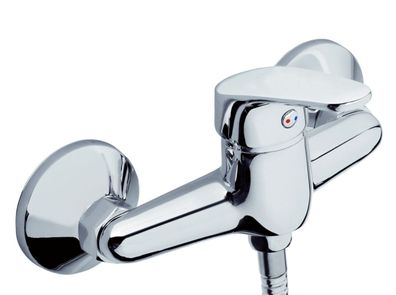 Brausearmatur PRIMO Duscharmatur Bad Chrom Wasserhahn Dusche Einhebelmischer