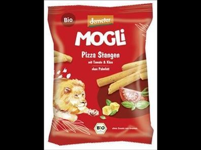MOGLi Naturkost GmbH 3x Pizza Stangen mit Tomate und Käse 75g