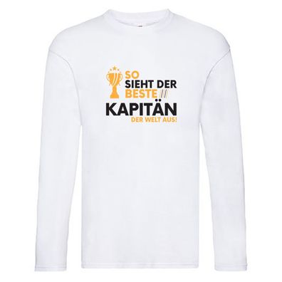 Der Weltbeste Kapitän | Schiffskapitän | Schiff Long Sleeve Weiß