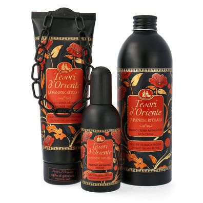 Tesori d'Oriente Tsubaki / Japanese Rituals Geschenkset EdT & Duschcreme & Badecreme