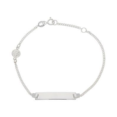 Gravur Armband Damen und Kinder JL48-03-0091 mit Schutzengel JuwelmaLux Silber