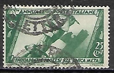 Italien gestempelt Michel-Nummer 419