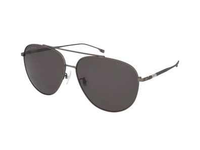 Hugo Boss 1296/F/S R80 MATTE DARK Ruthenium 63/13/145 Herren Sonnenbrillen