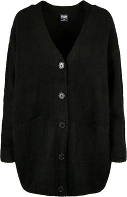 Urban Classics Damen Ladies Chunky Fluffy Knit Cardigan TB4740