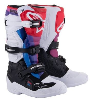 Kindercrossstiefel Alpinestars Tech 7S Weiß Schwarz Bunt 2025