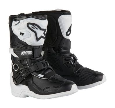 Kindercrossstiefel Alpinestars Tech 3S Kids Weiß Schwarz 2025