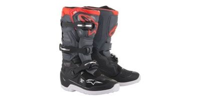 Kindercrossstiefel Alpinestars Tech 7S Grau Schwarz Orange Fluo 2025