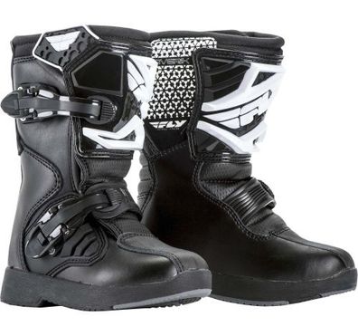 Kindercrossstiefel Fly Racing New Maverik Mini Schwarz