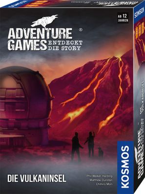 Kosmos Adventure Games Die Vulkaninsel 1-4 Spieler ab 12 Jahren