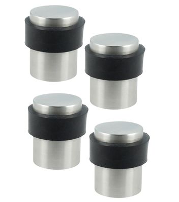 4er Set Edelstahl Türstopper