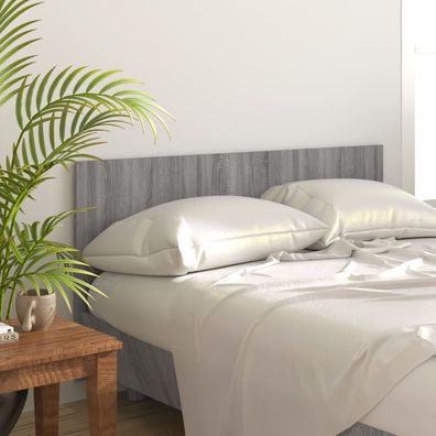 vidaXL Kopfteil Grau Sonoma 160x1,5x80 cm Holzwerkstoff