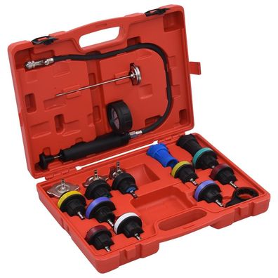 vidaXL Druckprüfgerät für Kühlsysteme & Kühlerdeckel 18-tlg