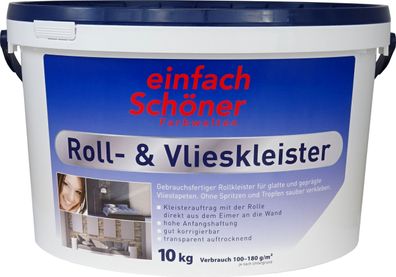 Einfach Schöner Rollkleister Vlies Kleister 10Kg Vliestapeten Tapetenkleister