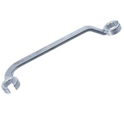 Doppel-Ringschlüssel offen, für Diesel-Einspritzleitungen, Spezial-Schlüssel SW 17 mm
