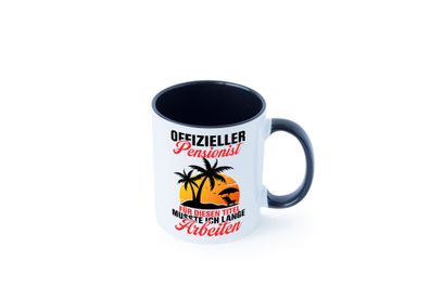 Pensionist | für diesen Titel musste ich lange Arbeiten Tasse - Geschenk