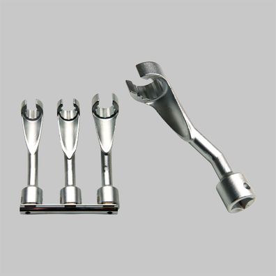 Leitungsschlüssel Satz offen, Antrieb 1/2", SW 14-17-19, Dieseleinspritzleitungen