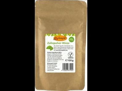 Birkengold Birkengold® Zahnpulver Minze Nachfüllbeutel 100g