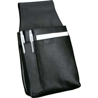 Alassio Gérteltasche fér Kellnerbörse Kellnerhalfter Nappaleder schwarz 42079