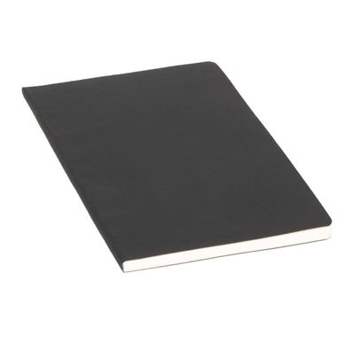 Alassio Notizbuch A5 Notizbuch Universalbuch liniert Papier schwarz-matt 1132
