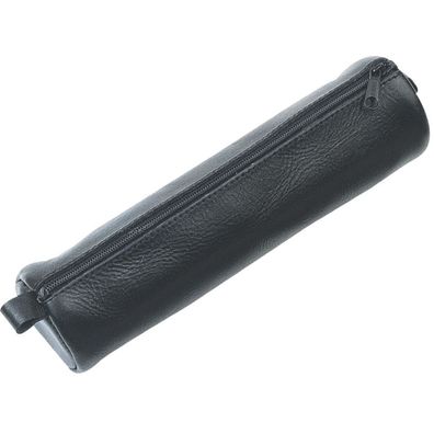Alassio Schlamperolle Federmappe Schreibgeräteetui Etui Leder schwarz 43031