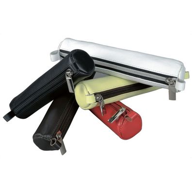 Alassio Schlamperrolle Federmappe Stiftetui Faulenzer Etui Leder schwarz 43041