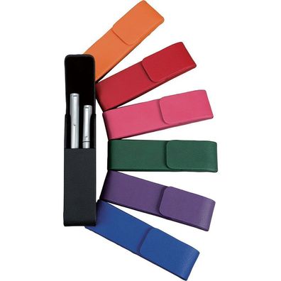Alassio Stifteetui Schreibgeräte Stift Etui Box Mäppchen Federtasche lila 2666