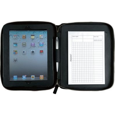 Alassio Tablet Hélle mit Aufstellfunktion universal Lederimitat schwarz 41103