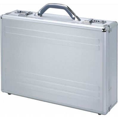 Alumaxx Laptop-Attachkoffer KRONOS Aktenkoffer Dokumente Aluminium silber 45131