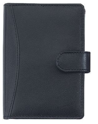 bind Systemplaner A7 Terminplaner mit Kalender Organizer Leder schwarz T77