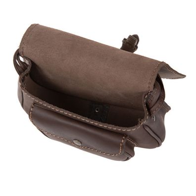 MIKA Damentasche BONNY Jagdtasche Tasche Sattelleder dunkelbraun matt 28059022