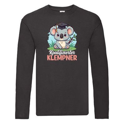 Koalifizierter Klempner |klempnern Long Sleeve Schwarz