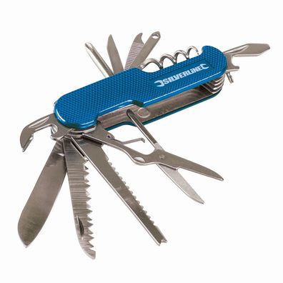 Taschenmesser mit 14 Funktionen blau