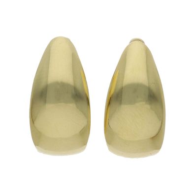 Damen Creolen Silber 925 Goldplattiert JL20-06-1241 Made in Germany