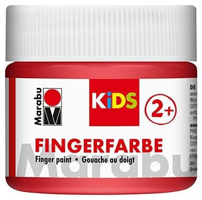 Marabu Fingerfarbe 232 Rot 100ml