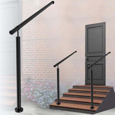 Eingangsgeländer, Geländer Edelstahl Handlauf, Treppengeländer Innen Aussen 100 cm