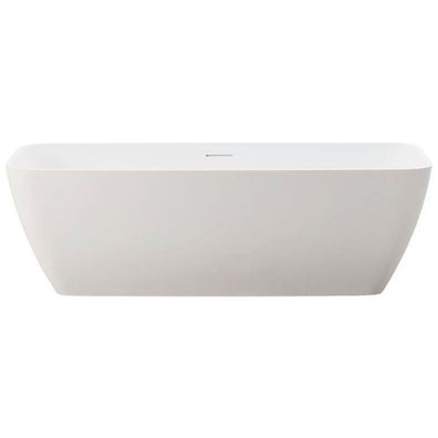 Schröder Badewanne Designwanne Golem OR 160 S 160x75,5x44,5/56,5 cm cremeweiß matt